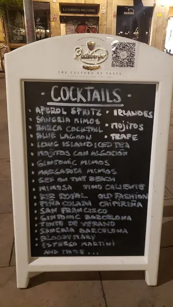 menu 2 of Mimo's Born
