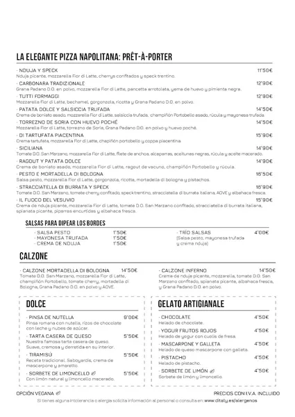 menu 2 of DITALY