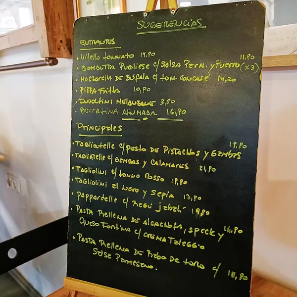 menu 2 of OBRADOR Peccati Di Gola