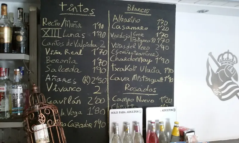 menu 2 of Kairos taberna, Felipe IV, Donostia