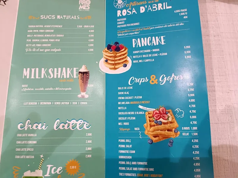 menu 0 of Aromes Cafè Lounge