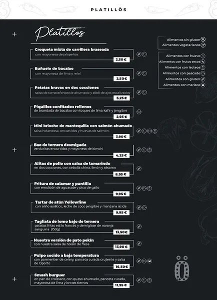 menu 0 of ÖUZÖ Barcelona