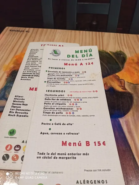 menu 2 of Cómete México