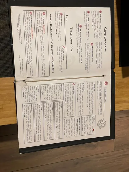 menu 0 of La Bistroteca
