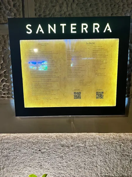 menu 2 of Santerra Restaurante