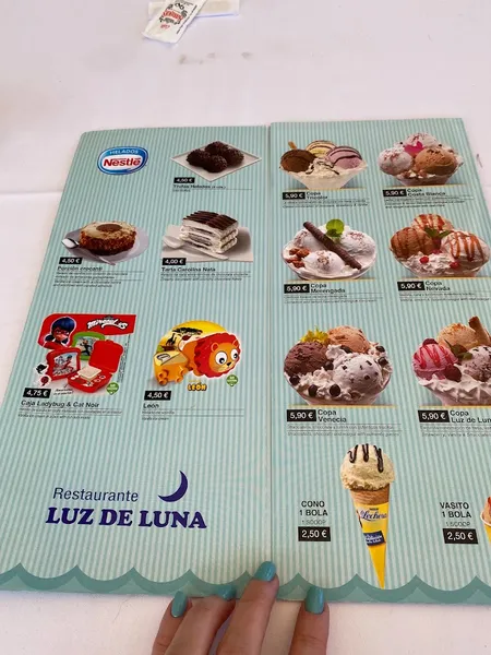 menu 0 of Restaurante Luz de Luna