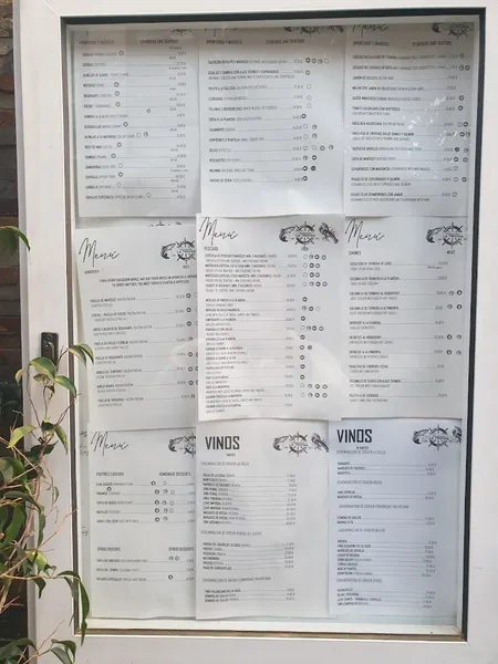 menu 1 of La Trucha