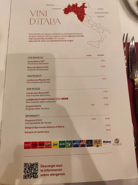 menu 2 of Restaurante La Tagliatella | C/ Don Jaime, Zaragoza