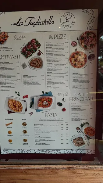 menu 1 of La Tagliatella Senza Glutine (Sin Gluten), Zaragoza
