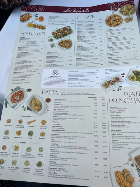 menu 0 of Restaurante La Tagliatella | Actur, Zaragoza
