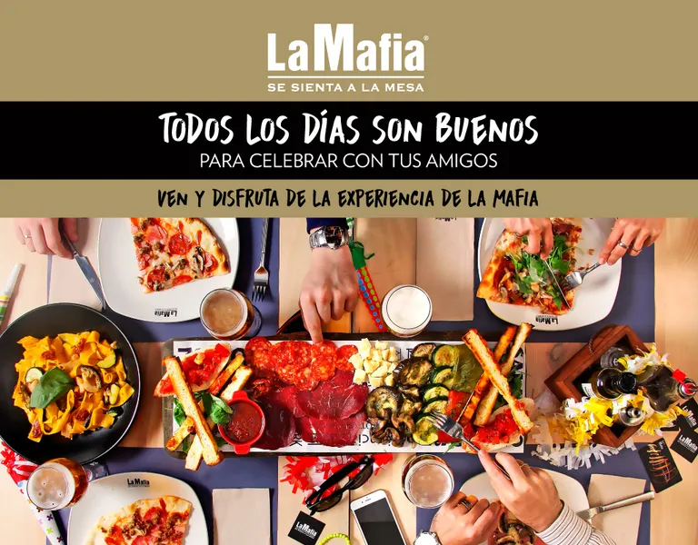 menu 0 of La Mafia se sienta a la mesa