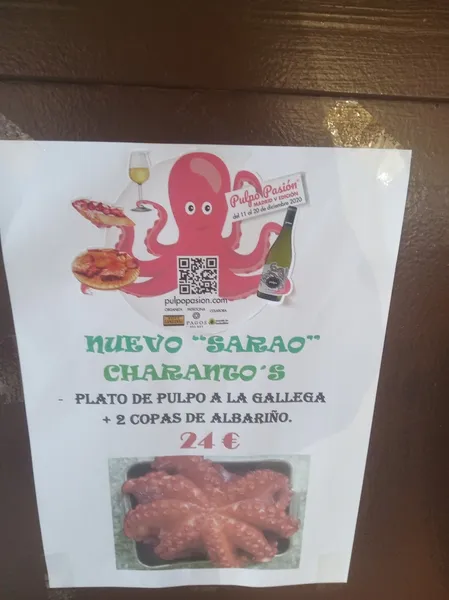 menu 0 of Charanto's