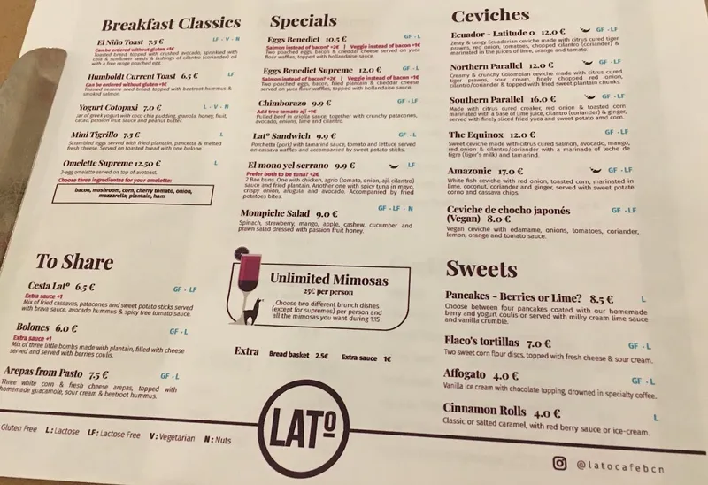 menu 1 of Lato