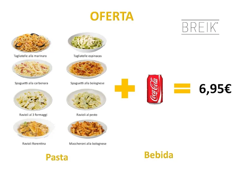 menu 1 of Breik