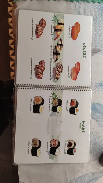 menu 2 of MUGI