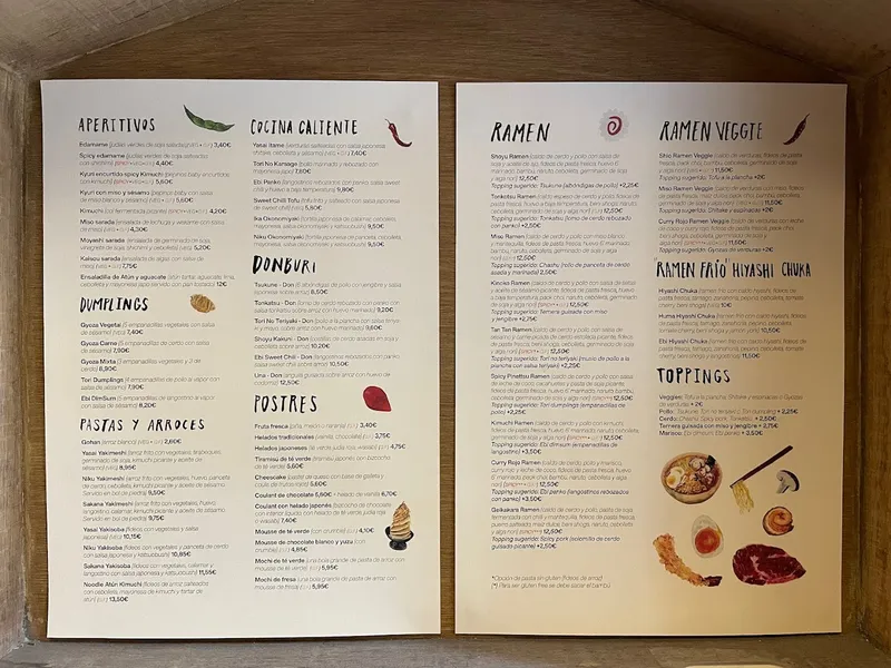menu 0 of Kibuka Ramen & Izakaya