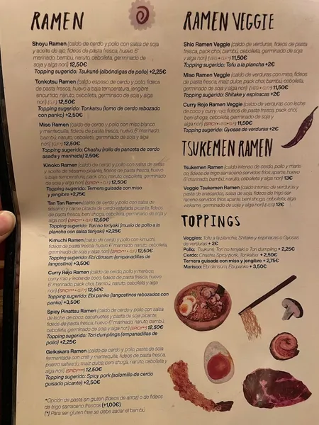 menu 2 of Kibuka Ramen & Izakaya