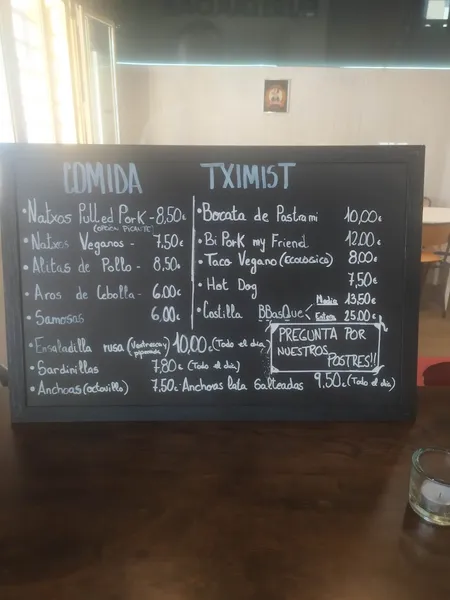 menu 1 of Azoka taberna