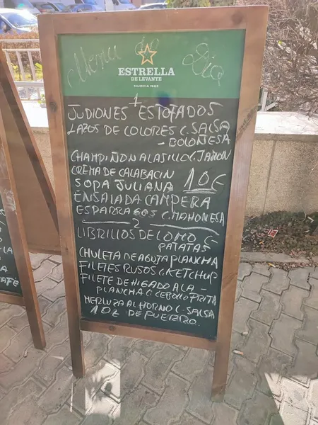 menu 1 of La Fragua