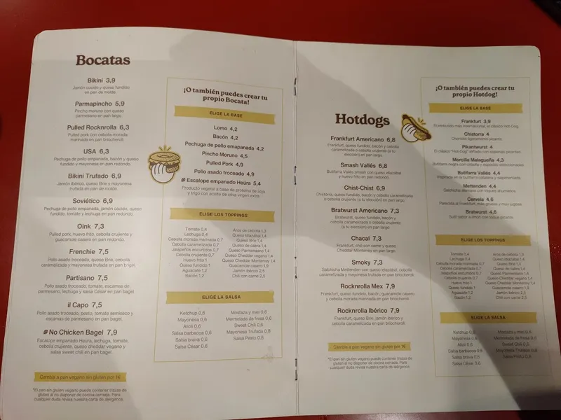 menu 1 of El Pibe