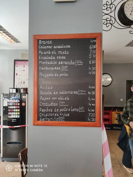 menu 0 of Bar Eric