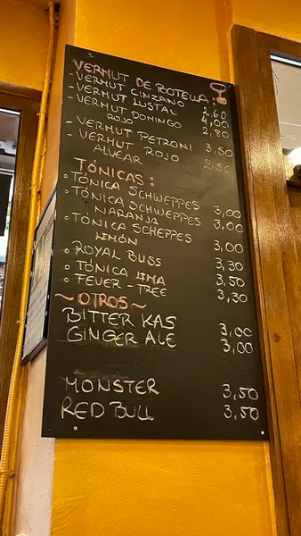 menu 2 of La Taberna del Cardenal