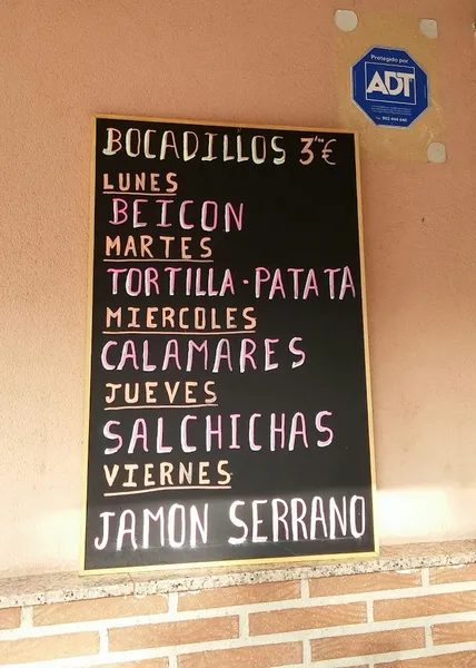 menu 2 of Bar Restaurante Nago