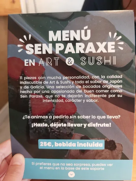 menu 0 of Restaurante Art & Sushi Coruña