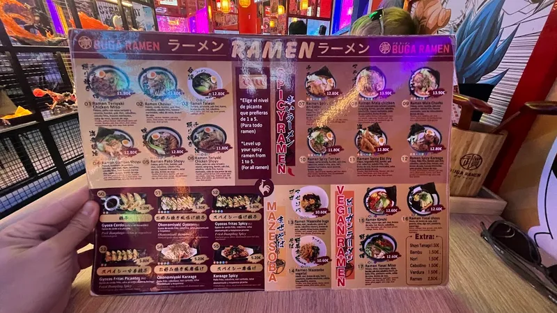 menu 0 of Buga Ramen A Coruña