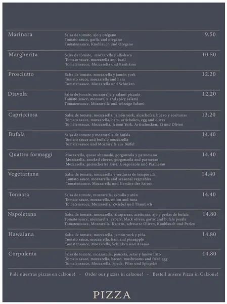 menu 0 of Contro Corrente - Eccellenza Italiana