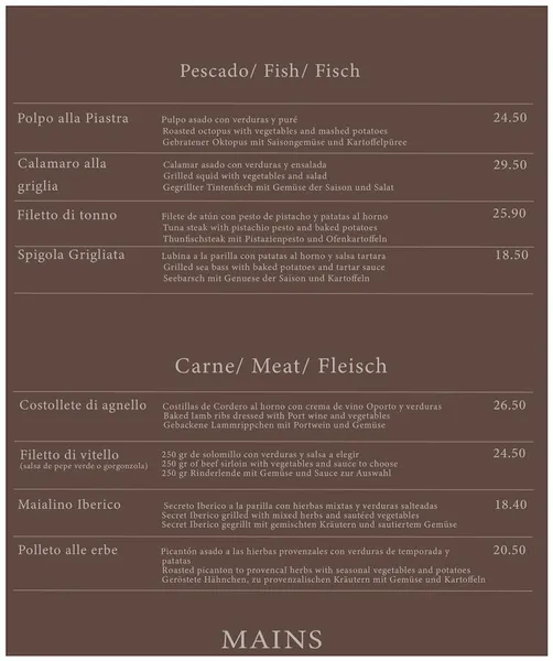menu 1 of Contro Corrente - Eccellenza Italiana