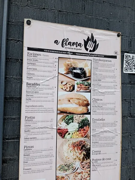 menu 0 of A Flama Actur