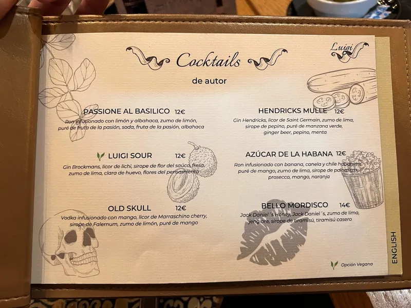 menu 1 of Luigi Ristorante - Via Laietana