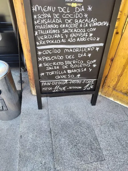 menu 2 of Cervecería Gambrinus