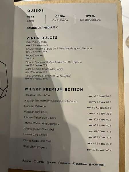 menu 0 of Rocacho
