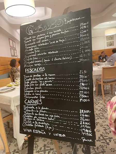 menu 0 of Restaurante Quenco
