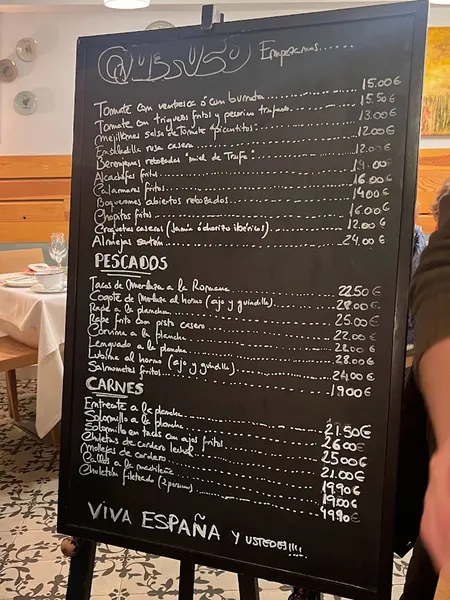 menu 1 of Restaurante Quenco