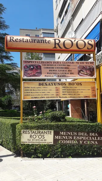 menu 0 of Restaurante Ro'os Asador