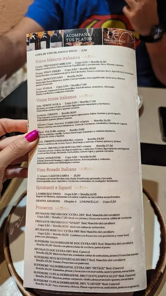 menu 0 of Salutteria Corazón de María - Restaurante Italiano en Madrid
