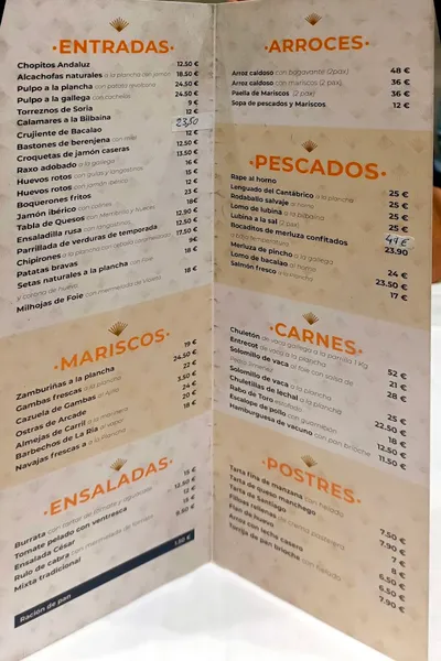menu 1 of Salutteria Corazón de María - Restaurante Italiano en Madrid