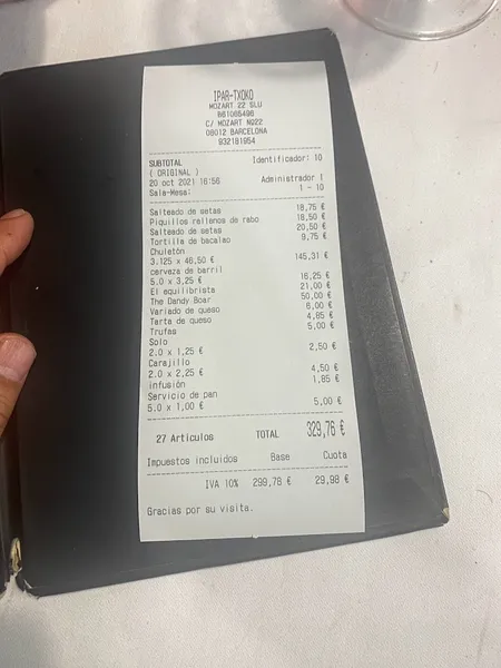 menu 1 of Ipartxoko