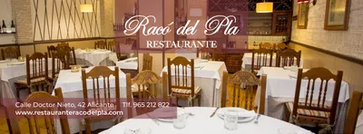 Restaurante Racó del Pla Alicante