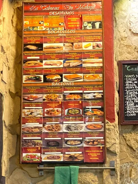 menu 0 of Taberna Malaga