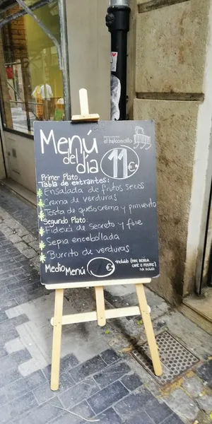 menu 0 of EL BALCONCILLO