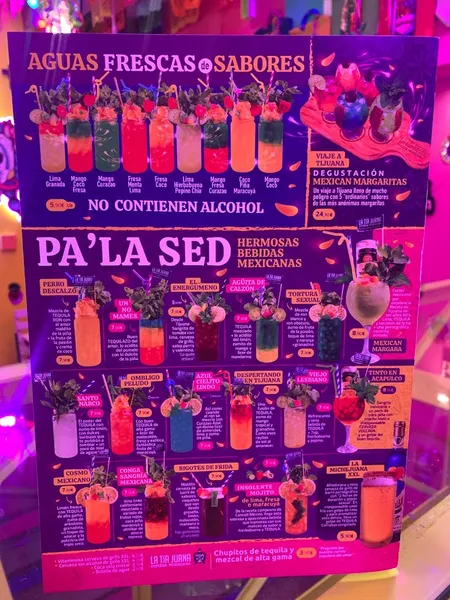 menu 2 of La Tía Juana Murcia🇲🇽🌮🌶🌯
