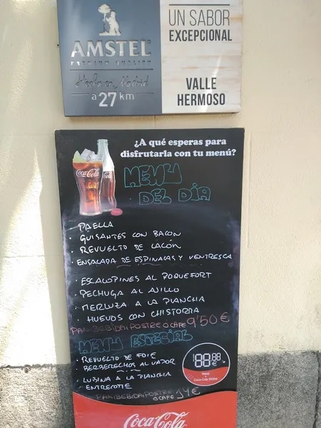 menu 2 of Cervecería El Valle Hermoso