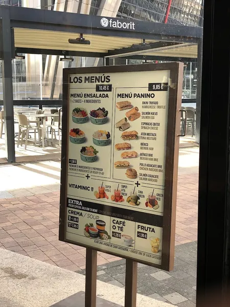 menu 1 of Faborit Plaza Castilla