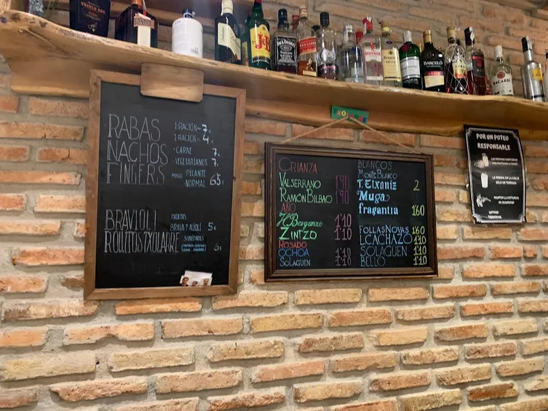 menu 0 of Txolarre taberna