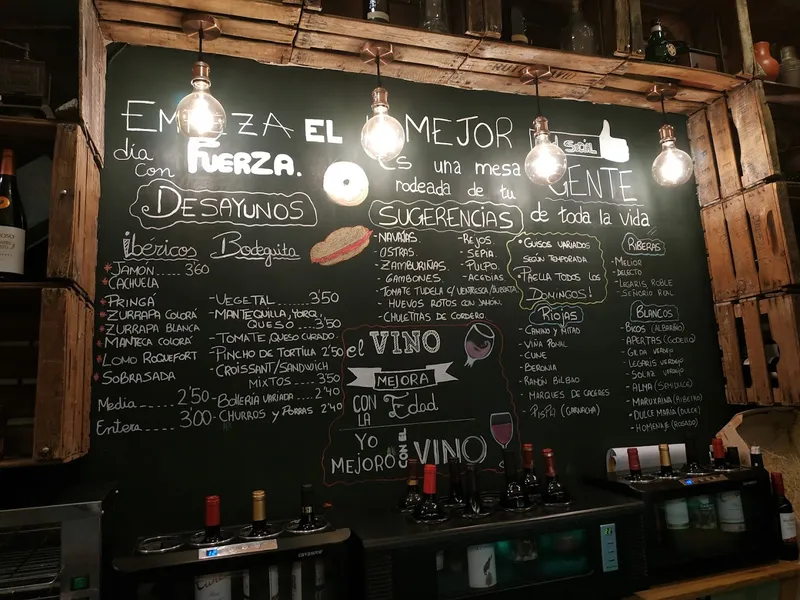menu 1 of Bodeguita Donde Siempre "En Ca' Lauren"