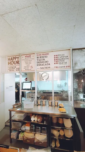 menu 1 of Tierra Burrito Bar